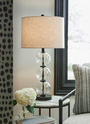 Airbal - Glass Table Lamp (Set of 2) - Clear / Black