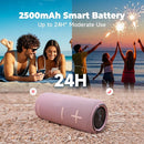 Bluetooth Speaker,30W Portable Wireless Speaker with TWS,IPX7 Waterproof, 8H Playtime, LED Lights,for Pool/Beach/Shower, Blue Gifts, Electronic Gifts by TinyTreasures Baby Boutique