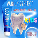 LOL Kid Toothpaste Fluoride Free, Nano Hydroxyapatite Toothpaste Kids, Probiotics & Xylitol Tooth Paste Kids | Remineralizing | Natural | Plant-Based Foam | Pasta De Dientes para Niños (Peppermint) by CozyNest Decor
