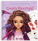 BSCOOL - Drawing, Coloring & Activity Book. Create Hairstyles with Stickers and Guides. Fashion Design Sketchbook for Kids 5 and up. Little Designer Creativity Book - Fashion Design for Kids by TinyTreasures Baby Boutique
