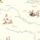 Vintage Revolutionary War Map of the United States