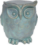 Christopher Knight Home Agnes Owl Garden Stool, Lightweight Concrete, Gold Patina Finish by CozyNest Decor