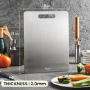 2 Pack Titanium Cutting Board - 100% Pure Titanium Cutting Boards For Kitchen,Easy to clean, Double-sided food-grade Cutting Board For Cutting Meats, Fruits And Vegetables(13 * 9) by CozyNest Decor
