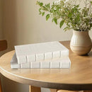 Decorative Books with White Faux Leather,Decorative Book Box for Home Decor, Display,Coffee Table Books Decor,Hotel Home Bookshelf Décor Book (YD-C104 L+S) by CozyNest Decor