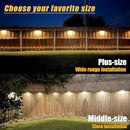 Aulanto Solar Fence Lights 8 Pack-Plus,100 Lumen Big Outdoor Solar Light IP65 Waterproof, Warm White and 10 RGB Modes,Fence Lights Otdoor Solar Lighting for Backyard,Garden,Fence,Wall,Deck,Stairs. by GreenHaven Gardens