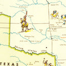 Vintage Civil War Map of the United States