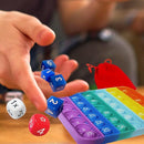 Matrix Dice Game – Pop-and-Play Bubble Pad Educational Math Dice Game – Fun Math Games for Kids 8–12, Teens, Adults, and Seniors – Ideal for Classrooms and Family Board Game Night for 2-4 Players by TinyTreasures Baby Boutique
