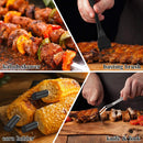 ROMANTICIST 27pcs Heavy Duty Grilling Gifts for Men Dad Fathers Day, Extra Thick BBQ Accessories Tools Set, Stainless Steel Grill Utensils Kit with Meat Claws, Carrying Bag for Outdoor Camping Black by GreenHaven Gardens