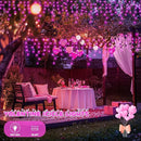JMEXSUSS 400 LED Pink Valentine Lights, Connectable Pink Christmas Lights Indoor Outdoor with Remote, Pink Icicle String Lights for Room Fireplace Decorations by GreenHaven Gardens