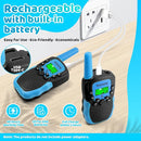 Vvinca Walkie Talkies Toys for Ages 5-7, Rechargeable Walkie Talkie Gifts for 3-12 Year Old Boy Girl with Flashlight 22CH 2 Way Radio 3 Mile Long Range for Adventure Game Camping Outdoor Hiking by TinyTreasures Baby Boutique