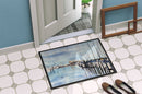 The Warf Doormat Indoor Outdoor 24H X 36W Front Door Mat Rugs for Entryway, Non Slip Washable Low Pile,