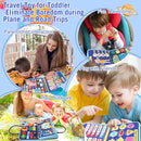 Montessori Busy Board - Ideal Busy Book Toddler Toys & Gifts for Boys & Girls, Toddler Travel Essential for Airplane & Car, Sensory Toys, Great for Baby Gifts for Boys by TinyTreasures Baby Boutique