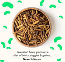 Grubblies - Black Soldier Fly Larvae for Chickens - Chicken Treats Grown in The US and Canada - for Strong Eggshells and Healthy Feathers - Grubblies Hometown Harvest 1LB by GreenHaven Gardens