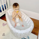 MINK Inflatable Bathtub for Toddlers - Portable Baby Tub with Built-in Air Pump - Collapsible Design for Easy Storage - Perfect for Newborns to Infants by TinyTreasures Baby Boutique