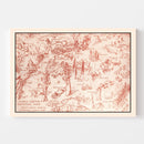 Vintage Map of Kings Canyon National Park, 1945