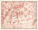 Vintage Map of Kings Canyon National Park, 1945