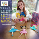 CRAFTILOO Ballerina Dancers Sewing Kit for Kids, Fun and Educational Craft Set for Boys and Girls Age 5-12, Sew Your Own Felt Ballerina Craft Kit for Beginners (Ballerina Kit) by TinyTreasures Baby Boutique