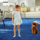 Ultra Soft Rug for Living Room, 4X6 Fluffy Shag Area Rug for Bedroom, Modern Shaggy Carpets Fuzzy Rug for Teens Dorm Nursery Home Decor Aesthetic, Upgrade Anti-Skid Durable, Blue by TinyTreasures Baby Boutique
