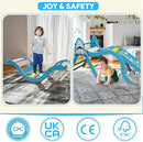 Pikler Triangle Set, Climbing Toys for Toddlers 1-3 Inside with Cushion,9 in 1 Toddler Climbing Toys Indoor, Montessori Foldable Wooden Pikler Triangle Set for Kids 1-3，Gift for Boys and Girls by TinyTreasures Baby Boutique