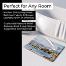 The Pass Bait Shop Memory Foam Kitchen Mat Machine Washable Anti-Fatigue Cushion Comfort Bath or Kitchen Rug