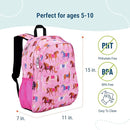 Wildkin 15-inch Kids Backpack – Durable, Padded, Adjustable for School & Travel - Horses by TinyTreasures Baby Boutique