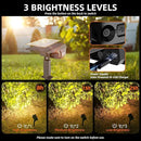 3 Brightness Modes Solar Outdoor Lights with Super Bright 40LEDs, 360 Adjustable Lighting Angle, USB Charging, Longer Working Time, Waterproof, Patio, Porch, Driveway by GreenHaven Gardens