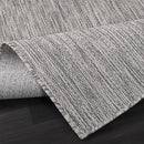 Washable Indoor Outdoor Rug 8x10 Weather Resistant Area Rugs Modern Solid for Porch Deck Balcony Backyard Patio Outside Carpet (8 X 10 Silver Grey) by CozyNest Decor