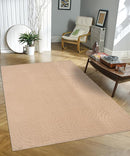 Non-Slip Washable 5x7 Area Rugs for Living Room Bedroom, Ultra Soft Bedside Rug, Indoor Floor Carpet for Kids Girls and Boys, Dorms, Nursery Rooms, Non-Skid Area Rug, Circle Beige, 5' x 7' by TinyTreasures Baby Boutique