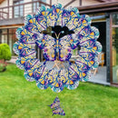 TUOKING Butterfly Wind Spinners Outdoor for Yard and Garden Decor 3D Hanging Wind Sculpture 12 Inch Stainless Steel Wind Spinner Decoration Worth Gift for Women by GreenHaven Gardens