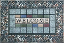 CHICHIC Rectangle Entrance Door Mat Large 24 x 36 Inch Entry Way High Traffic Area Doormat Front Door Rugs Outdoors Heavy Duty Welcome Mat, Non Slip Rubber Back Low Profile for Garage by CozyNest Decor