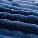 YUSOKI Luxury 3D Bubble Throw Blanket 2lb,All Ages,Home Decoration, (Navy,50 * 60inches) by CozyNest Decor