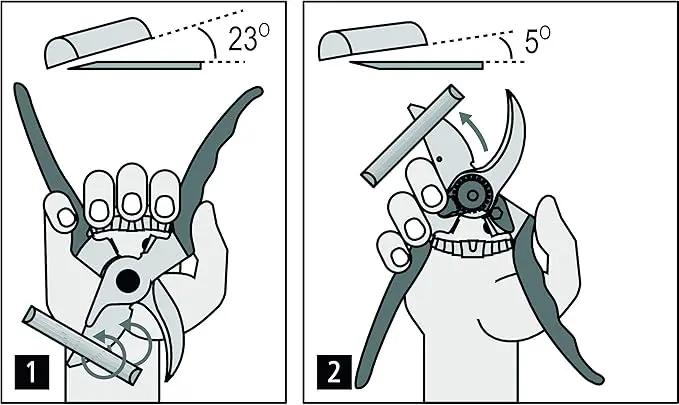 Felco F16 Pruning Shears – 7.7" Garden Clippers for Left-Handed Users with Bypass & Anvil Blades | Hand Pruners for Gardening | Garden Tool Cutter with Aluminum Handle, Lightweight Swiss Precision, photo 6 of 6