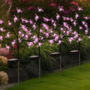 4 Pcs Pink Flamingos Yard Decoration Solar Flamingo Stake Lights Outdoor LED Yard Decorations for Pathway Lawn Patio Walkway Christmas, 29.5" Height by GreenHaven Gardens