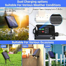 New Upgraded Solar Garden Lights, 6 Pack 48 LED Solar Firefly Lights Outdoor Waterproof, Solar & USB Charging, 8 Modes Swaying Light for Yard Pathway Patio Landscape Outdoor Decoration Lights by GreenHaven Gardens
