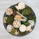 ANDALUCA Decorative Moss Balls Natural Bowl Filler Home Decor (Green Moss) by CozyNest Decor