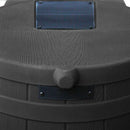 Good Ideas Rain Wizard 50 Gallon Plastic Outdoor Home Rain Barrel Water Storage Collector with Brass Spigot and Flat Back Design, Black (3 Pack) by GreenHaven Gardens