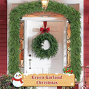9 Ft Real Touch Christmas Garland Indoor with Pine Cone,Thick and Lush，Soft Bendable Mantle Garland Christmas, Lifelike Cedar Garland, Christmas Garland for Mantle,Indoor Christmas Decorations by CozyNest Decor
