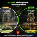 Outdoor Solar Lights for Yard Decorative, 69LED Tree Swaying Solar Garden Lights Outside Waterproof, Flower Solar Power Fairy Light Butterfly Decor for Patio Lawn Landscape Decorations by GreenHaven Gardens
