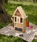 2 PK Large Cedar Wood Insect House Kit for DIY Project Backyard Insect House, Bee House, Nesting Habitat Shelters, Garden Shelter for Bees, Butterflies, Bugs by GreenHaven Gardens
