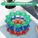 Magnetic Fidget Sphere - Pentagons Magnets Balls - 12 Piece Set - Crystal Green - Magnet Fidgets Toy - Creativity Beyond Imagination, Inspirational, Recreational, Desk Toys for Adults by TinyTreasures Baby Boutique