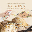 Clean-n-Fresh Toilet Spray 6.8 Fl.Oz, Vanilla Scent, Natural Plant Essential Oil Air Freshener & Odor Eliminator by CozyNest Decor