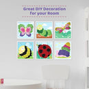jackinthebox Poke Poke Art – Bugs Theme, Mess-Free Fabric Art and Craft, Flower Pressing Kits, Gift for Kids, Toys for Girls and Boys Ages 4 5 6 7 8 by TinyTreasures Baby Boutique