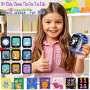 Goodatech Smart Watch for Kids 4-12 Years Boys Girls, 26 Puzzle Games,Camera,Video Music Player,Pedometer,Flashlight,Alarm Clock, Learning Education Toys Gifts (Blue) by TinyTreasures Baby Boutique