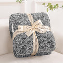 NEXHOME PRO Twin Size Soft Throw Blankets for Couch, Cozy Blankets Reversible Warm Knit Blanket for Women, Fuzzy Plush Lightweight Throws for Sofa, Bed, Picnic, Black 60 x 80 inches by TinyTreasures Baby Boutique