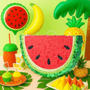 WERNNSAI Watermelon Piñata - Fruit Theme Summer Birthday Party Decorations Kids Fruit Pinata with Blindfold and Bat for Summer Tropical Party Supplies Fiestas Carnival Game by TinyTreasures Baby Boutique