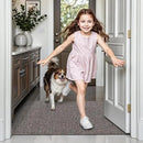 LUMI Ultra Thin Door Mat for Entryway, Low Profile Non Slip Rubber Backing Indoor Doormat, Easy Clean Welcome Entrance Mat for Inside House, Patio,Brown 24"x36" by CozyNest Decor