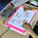 Light Box Drawing A4,Tracing Board with 3 Brightness Adjustable for Artists, Animation Drawing, Sketching, Animation, X-ray Viewing (Red) by TinyTreasures Baby Boutique