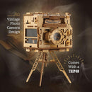 iDventure Cluebox PRO - Sherlock's Camera - Escape Room Game - sequential Puzzle Box - 3D Wooden Puzzle for Adults - Brain Teaser - Birthday Gift Gadget for Men and Women - Money Box by TinyTreasures Baby Boutique