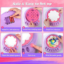 Arts and Crafts for Kids Ages 4-8,Paint Spin Art Machine Kit,Art Craft Set for 6-9 Year Old,Cool Painting Spinner Toys Kits Set,Art Supplies Birthday Gifts for Boy Girl Ages 6 7 8 9 10 11 12 Purple by TinyTreasures Baby Boutique