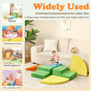 6 Pieces Climbing Toys for Toddlers, Climb & Crawl Soft Foam Block Activity Play Set, Foam Play Gym Climbing Blocks, Toddler Climbing Toy Indoor, Soft Foam Toys for Kids Crawling and Sliding by TinyTreasures Baby Boutique